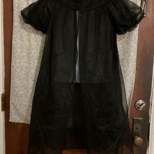 evette robe black vintage size M
